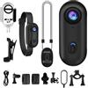 Generic Telecamera Indossabile,Fotocamera Sportiva Esterna | Videocamera Compatta 1080P Impermeabile per Vlog, Sport Palestra Ciclismo Escursioni Viaggi Esterni, Angolo Largo 170 Gradi