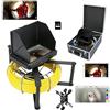 SHEHUALI Telecamera per scarichi, Fotocamera fognaria con 7 pollici LCD Monitoraggio della fotocamera del tubo endoscopio tubo 1080p METTORE VIDEO METTER INGRESSO WIRELELS WIFI Camera da fognatura impermeabile