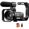 LEPREM Videocamera per vlogging 4K Videocamera videocamera 4k videocamere Vlog piene HD Ordro Z63 2K 1080p 30fps IR Camera digitale for la visione notturna for le riprese di video di registrazione vlog, con