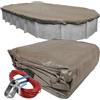 Robelle Premium Mesh XL 431632-4 Telo di Copertura Invernale per Piscine ovali Fuori Terra, 16 x 32 cm