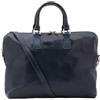 Chiara Ferretti Borsa da lavoro da uomo In Vera pelle Made in Italy 37x27x6 cm 5565 Blu