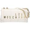 Love Moschino JC4260PP0GKB0, Borsa a Spalla, Donna, Bianco, Taglia unica