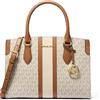 Michael Kors Borsa a mano Becca media con riga e logo