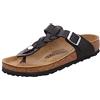 Birkenstock 1021349 Gizeh Braided black, Oiled Leather INFRADITO Donna, Black EU 37