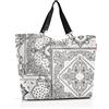 reisenthel shopper XL bandana Bianco - Spaziosa borsa della spesa ed elegante borsetta in uno - Realizzata in materiale idrorepellente