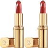 L'Oreal Paris L'Oréal Paris Rossetto Nude Color Riche Les Nus, Per labbra morbide e nutrite, Colore intenso, 176 Irreverent (Confezione da 2)