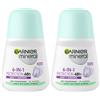 Garnier Deodorante roll-On per donne, deodorante dal profumo fresco e fino a 48 ore di protezione contro l'umidità delle ascelle e l'odore del corpo, protezione minerale 6 in 1, anti-traspirazione, 1