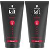 TAFT Schwarzkopf Taft-Gel Power (150 ml), gel per capelli fino a 48 ore, delicato su capelli e cuoio capelluto, vegano, gel (Confezione da 2)
