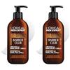 L'Oréal Paris men expert L'Oreal Paris Men Expert - Barber Club Shampoo 3 in 1 per barba, capelli e viso, 400 ml (2 unità da 200 ml ciascuna) (Confezione da 2)