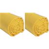 IPEA Tessuto in Cotone Popeline Giallo - 200 cm x 150 cm - Made in Italy - Tessuto al Metro per Cucito, Abbigliamento, Fodere, Arredamento, Accessori, Patchwork, Stoffa Tinta Unita per Cucire
