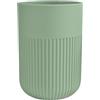 MSV - Bicchiere Gino Basil - Design Compatto ed Elegante - Ø7.1 x 10.5 cm - Colore Verde - Ideale per Cucina e Bagno - Accessorio Pratico e Decorativo