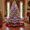 Himimi 180cm Albero di Natale Artificiale Innevato 250 LED RGB Premium Abete Natalizio Base Metallica Pieghevole 1000 Punte Rami Decorazione Bianco 2025