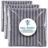 Mrs. SHINY® Panno Microfibra [1 PEZZO] - Straccio in Microfibra - Ideale per Piani di Lavoro da Cucina, Lavelli, Superfici del Barbecue e Acciaio Inox - per Pulizia Profonda e Lucentezza Delicata