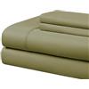 Cathay Home 108145 Set Lenzuola, Microfibra, Salvia, Completo