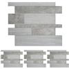d-c-fix adesivi per piastrelle da parete - set da 6 Stone Mosaic (30,5 x 30,5 cm) - piastrelle adesive per cucina, bagno & paraschizzi - autoadesive & impermeabili (Confezione da 4)