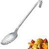Westmark Mestolo Pro - Cucchiaio da cucina in acciaio inossidabile con fori e gancio per appendere - Pratico cucchiaio per verdure e cucchiaio da portata - argento, 45 cm