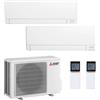 MITSUBISHI ELECTRIC CONDIZIONATORE MITSUBISHI MSZ-AY DUAL SPLIT 7000+15000 BTU INVERTER R32 MXZ-2F53VF A+++ WIFI