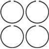 M METERXITY 4-Pack Set Di Anelli Per Pistone 31mm X 1.5mm Anello Per Pistone Standard Anelli Per Pistone Seghetto Elettrica Ricambi Per Motoseghetto Parti Di Ricambio [Nero]