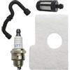UHESWQ Misura for Stihl MS170 MS180 017 018 MS 170 180 Motosega Pezzi di Ricambio di Ricambio Aria Filtro Del Carburante Linea Tubo Tubo Spark Plug kit