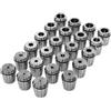 Ecoggeder Set di pinze di serraggio MK3 M12, 4 - 26 mm con 23 tiranti ad alta precisione per macchina da incisione CNC