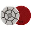 HOMESOM Tampone per lucidatura per pavimenti da 4 pollici 3 pezzi secco bagnato uso pavimento pietra disco abrasivo marmo granito pavimento rinnovare rettifica tamponi grana 400