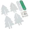 Gonetre Kit elettronico albero di Natale Kit elettronico fai da te Albero di Natale Kit elettronico per albero di Natale Kit di montaggio elettronico Kit albero di Natale elettronico LED Luce sfumata 3d fai