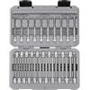 TEKTON Set di 31 chiavi a bussola esagonali e Torx da 1/4, con custodia, 2-8 mm, T6-T30