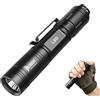 WUBEN Flashlight LED 1200 Lumens Super Bright Ricaricabile Tactical Flash Light Waterproof 5 Modes Handheld Pocket Flashlights for Outdoor Camping Hiking Emergency (con batteria 18650)