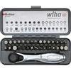 Wiha 74984, Set di punte standard GoBox con mini cricchetto, 32 pezzi