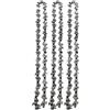 BUYTUS Lama for motosega 6 pollici 1/4P 37 maglie di trasmissione Sega elettrica Barra guida for e set catena for sega for ricaricabile Attrezzi for falegnameria(3pcs 6-inch Chain)