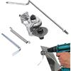 RDAHSUEHH Trapano elettrico Piastra Cutter Lamiera Cutter Accessori Doppia Testa Lamiera Strumento di Taglio di Metallo Accessori Trapano Elettrico