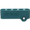 BitMag - Porta punte magnetiche - per trapani e piloti - Conserva le punte sul tuo utensile elettrico, sempre a portata di mano per una rapida sostituzione - Può contenere punte esagonali 1/4 - Corpo