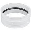 PL KG - Mandrino per pozzetti DN 250, in cemento, L-110 mm, colore: Bianco