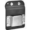 Gettimore Clip On Cintura Porta Trapano per Trapano Senza Fili e Chiodatrice a Impulsi, Compatibile con Cinture da 3,8 a 5,1 cm, Nylon + Acciaio Inox, Nero Argento