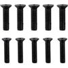 Whychstore Confezione da 10 viti di fissaggio, filettatura sinistra M5/M6, lunghezza 22 mm per adattatore mandrino trapano UNF