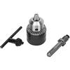 ViaGasaFamido Mandrino Trapano 1,5 a 13 Mm per Martello Elettrico, Design a 3 Ganasce, Cuscinetto Anti-respinta, Campo di Serraggio con Adattatore SDS
