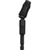 dvnFWKc Estensione universale per trapani, Punte ad anello magnetico esagonale da 1/4 Bit Asta di prolunga Cambio Supporto Guida guida Punta a vite 3 pezzi(Black)