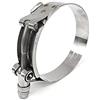 HPS sstc-146 - 154 t-bolt clamp SAE 156 per 14 cm tubo ID, efficace misura 14,6-15,4 cm in acciaio INOX, 1 pezzi