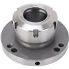 Aolidsive Mandrino a Pinza ER40, Struttura in Acciaio Al Carbonio, Diametro 100 Mm per Tornio e Fresatrici CNC