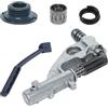 VCDXZCO Kit linea di pressione della pompa olio for Husqvarna 455 for Rancher 455E 460 461 motosega sostituire 544180104 537261501 pignone oliatore a vite senza fine