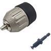 ERNZI 0.8-10mm 3/8 -24UNF autobloccante mandrino autoserrante autoserrante 3/8 adattatore mandrino adatto for conversione chiave a percussione esagonale SDS (Color : Chuck and Hex Shank)