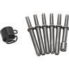 Glakyur 7 Kit Di Utensili per Pneumatico Rivetti Ad Aria Compressa Di Grande Peso