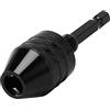 Josenidny 0,3-8 mm 1/4 mandrino chiave cacciavite avvitatore a percussione adattatore esagonale trapano smerigliatrice cambio rapido adattatore convertire -nero