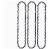 GJHGNFRDK Catene per motoseghe, Barra catena for motosega combinata for sega elettrica Passo 1/4 3/8 0,325 4-20 pollici Pezzi multipli(2guide Add 10chain,12 inch 050 45 DL)