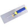 DAN&DRE Cazzuola per Intonaco, Strumento per Rasatura in Acciaio Inossidabile con Angoli Quadrati, Professionale per Intonacare, Raschiare, Muratore, Pittore (300 mm)