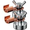 Generic Morsetto magnetico per saldatura, 2 morsetti a con testa magnetica, coda in rame resistente, stabilità ad alta corrente, strumenti di magnetismo forte affidabili | Morsetto magnetico per
