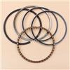 DORFEY Kit anello pistone da 39 mm adatto for decespugliatore h0-n-d-a GX31 GX35 GX35NT UMK431 UMT431 UMK435 HHT35S # 13010-ZM5-000