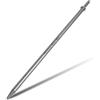 Monkey King Bar MonkeyKingBar - Scalpello pneumatico 0,6 x 45,7 cm scalpello ad aria a punta tonda - Punzone conico rotondo con gambo da 1,2 cm adatto per martello pneumatico