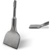 TANIASHOP Scalpello a Spatola per Piastrelle 165x75mm inclinazione 25° con Attacco SDS PLUS Scalpello per Piastrelle, Ceramica, Muro, intonaco
