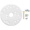 VETESHENM RoBase Piastra, base per router in acrilico con perno Cente e Ss, piastra acrilica trasparente indurita per Woodw, compatibile con altri